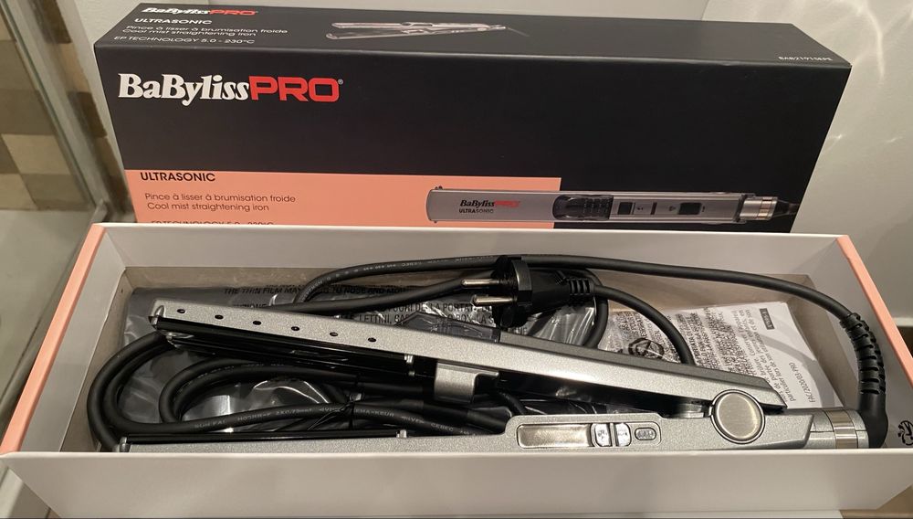 Babyliss Ultrasonic Prancha De Cabelo A Vapor