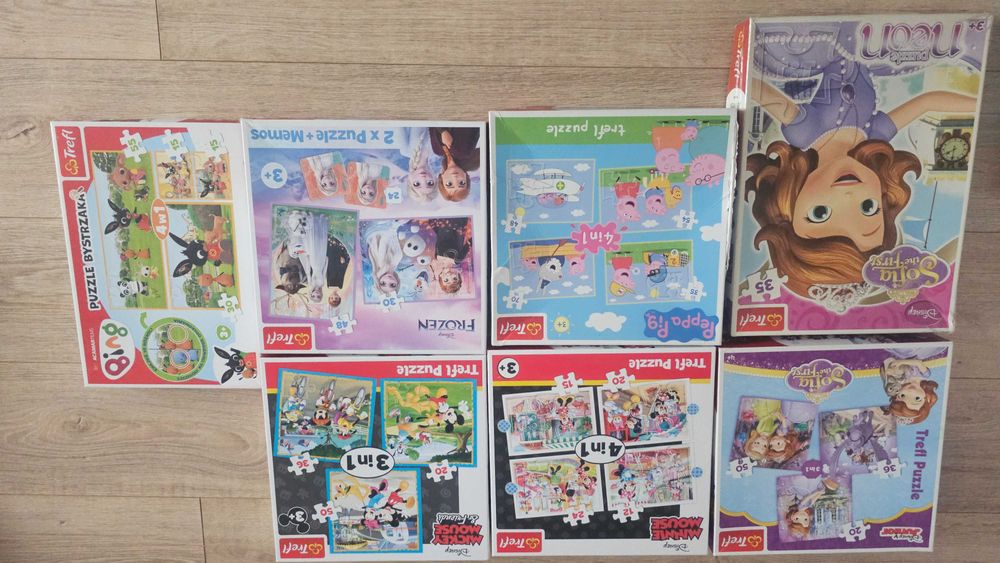 Puzzle gry memory kolejka dużyvzestaw dla 2 3 latka