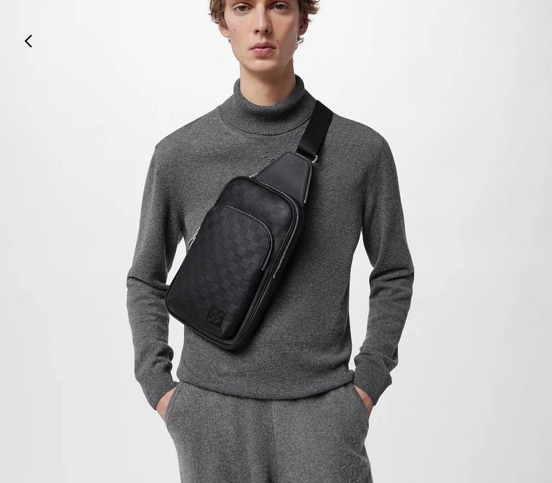 Сумка Слінг Sling Louis Vuitton Люкс версія шкіряна в наявності