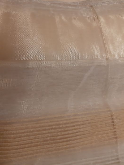 Conj 2 cortinas organza o.40cmx1.55