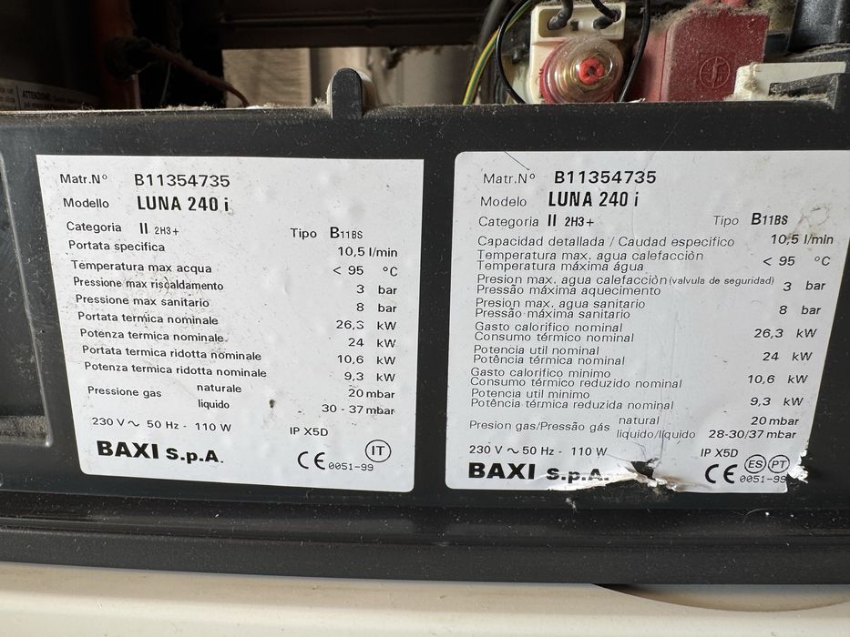 Caldeira Baxi LUNA 240i