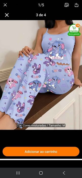 4 Pijamas Xs nunca usados