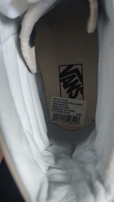 Buty Vans Sk8 Hi 42/9/26 cm. NOWE! Sample/unikat!