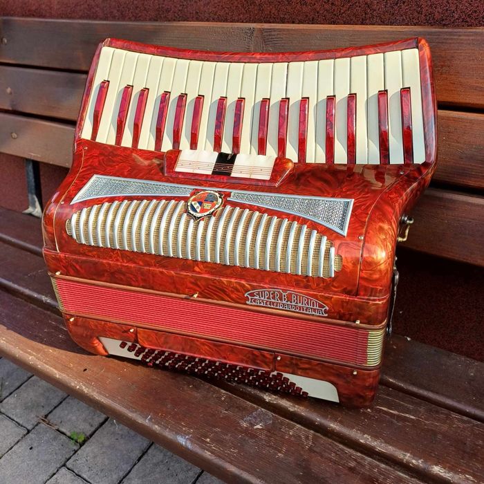 Akordoen włoski balone burini castelfidardo 80 basow
