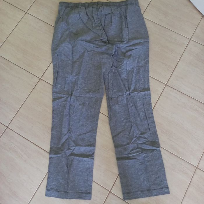 Nowe lniane spodnie męskie- XL