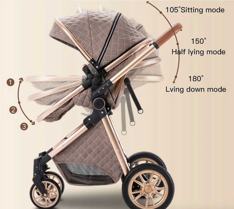 Wielofunkcyjny Wózek 3w1 – Gondola, Spacerówka, Fotelik + Akcesoria!