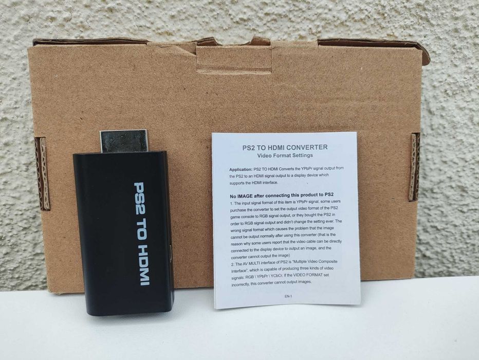 Przejściówka Konwerter Adapter PS2 to HDMI Sony PlayStation 2 do telewizora TV