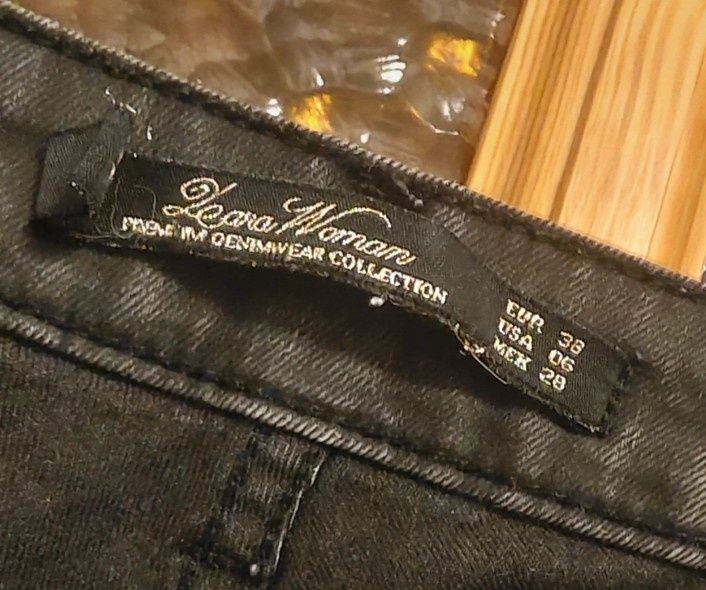 Ciemnoszare rurki Zara 38