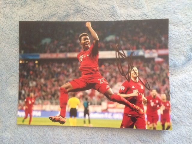 David Olatukunbo Alaba oryginalny autograf