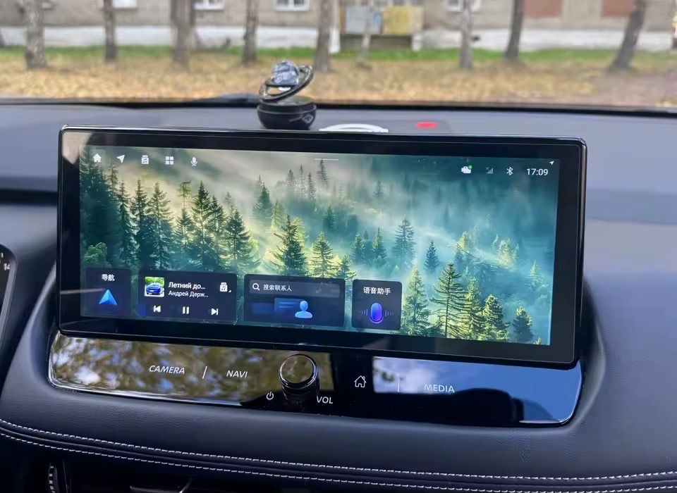 Захисне скло для мультимедіа панелі  Nissan Qashqai J12 X-Trail T33