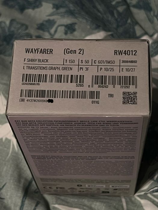 RAY-BAN | META WAYFARER Transitions Green - GEN 2 4012
