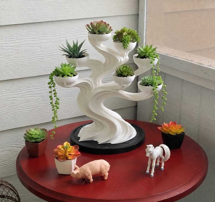 Vaso Árvore Bonsai para Suculentas e Cactos