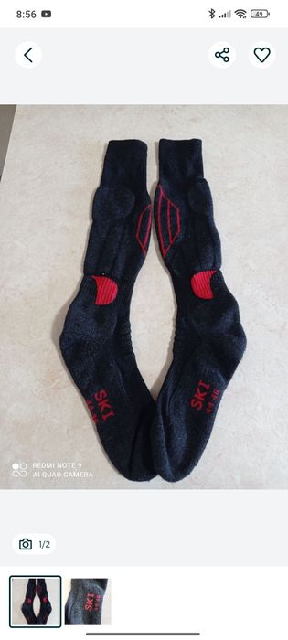 Nowe skarpety narciarskie snowboardowe 44-46 męskie