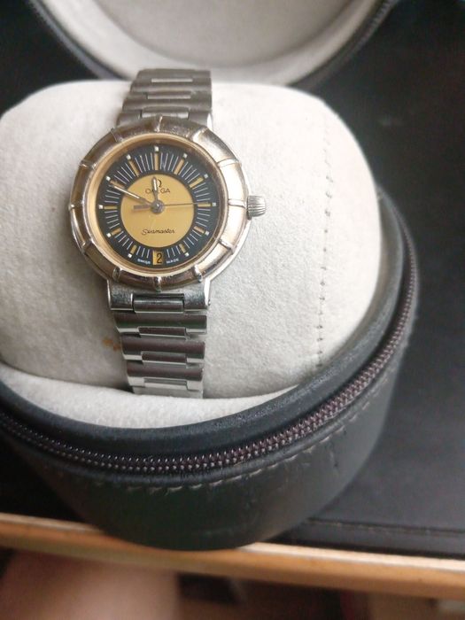Zegarek damski Omega oryginalna Seamaster Quartz Dynamic używana