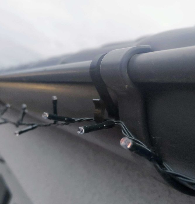 Haczyki na rynnę do lampek rant 12 - 20mm i inne 50 szt. kolory