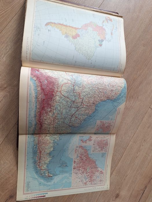Atlas Świata; Wydawnictwo Naukowe, 1962 -unikat.
