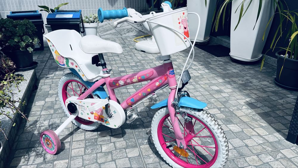 Bicicleta menina PEPPA PIG 14”