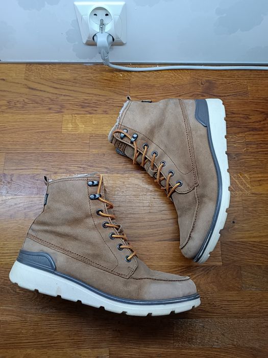 Buty Ecco Jayden Botki Gore-Tex Skórzane Wodoodporne Ocieplane