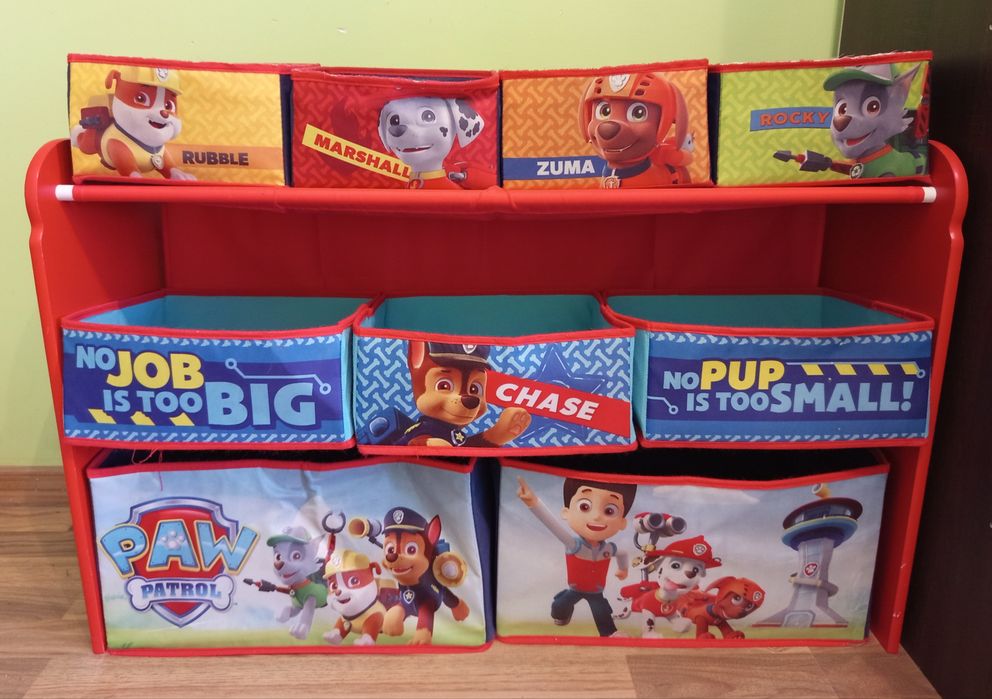 Regał na zabawki Psi Patrol