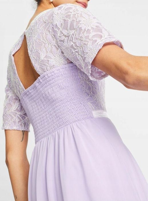 Nowa sukienka lilla koronka 48