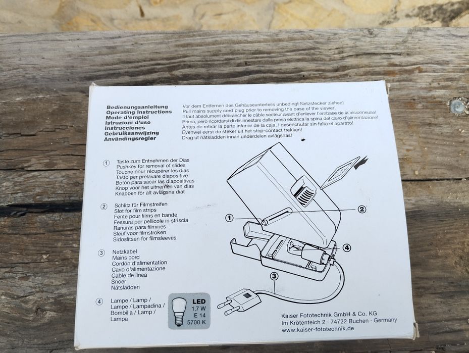 Projetro de slides vintage