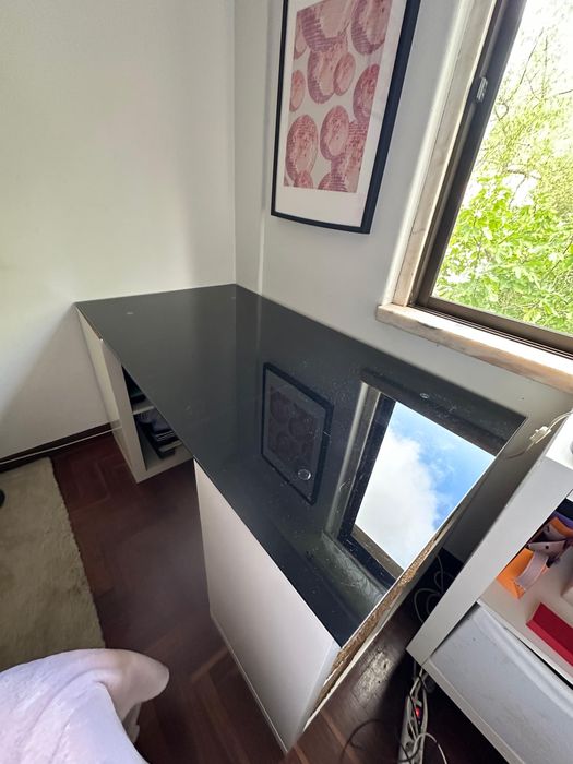 Tampo de vidro para mesa ou secretaria