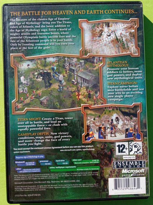 Jogo PC - Age of Mythology the Titans Expansion