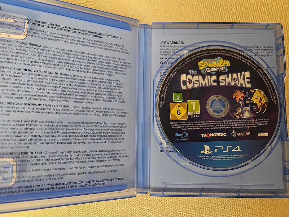 SpongeBob Kanciastoporty The Cosmic Shake (Gra PS4) Dubbing PL