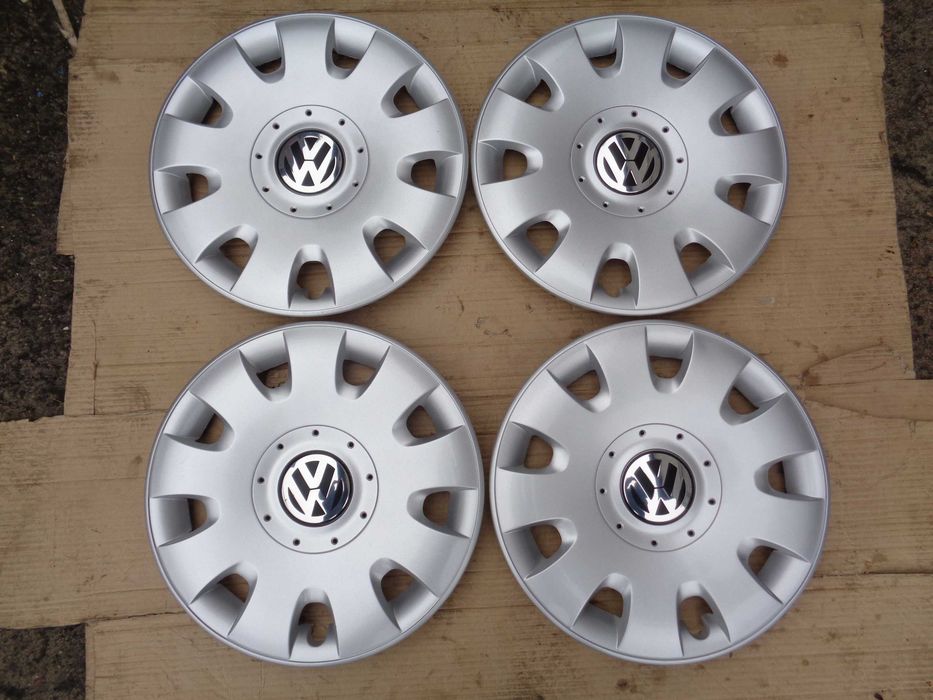 Oryginalne kołpaki, komplet kołpaków 15 VW, VOLKSWAGEN