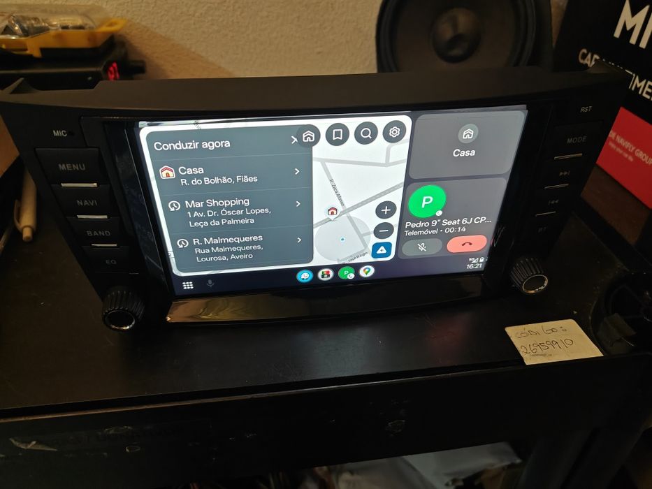 Radio Android 7" Mercedes E W211 (4+32 GB) + CARPLAY e Android auto