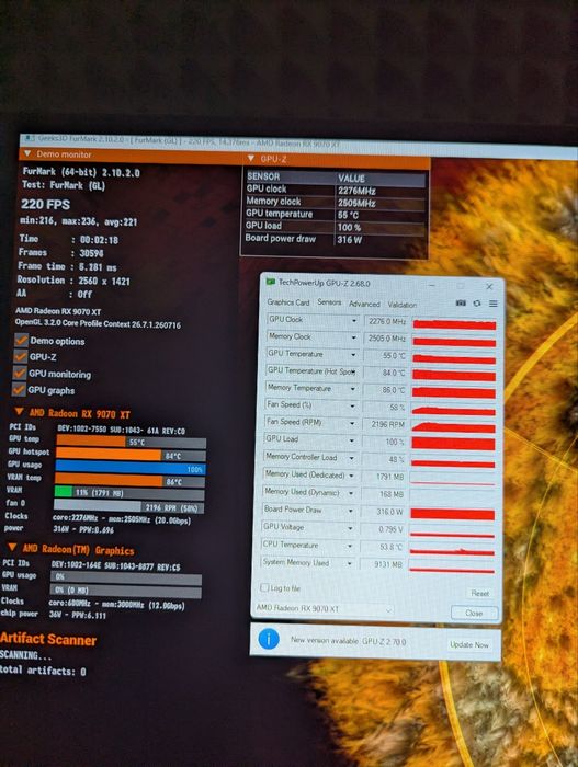 Radeon RX 9070 XT Asus Prime в ідеальному стані, без упаковки