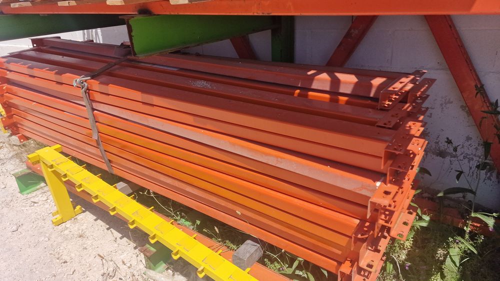 Estantes racks carga pesada bastidores travessas