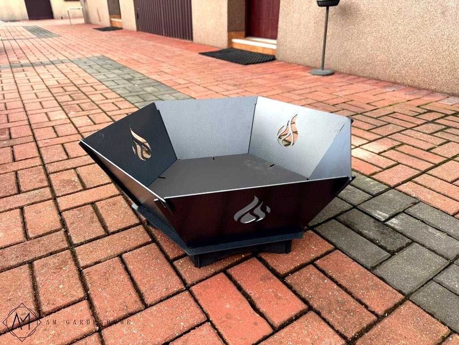PALENISKO ogrodowe Heksagon 75cm GRUBOŚĆ 0,5cm NIE DO PRZEPALENIA!