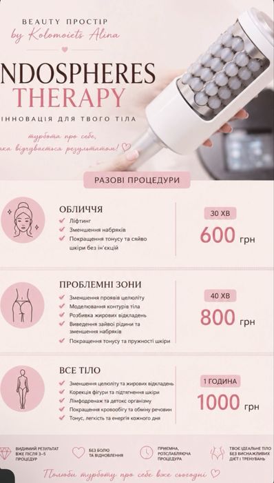 Апаратний масаж ендосферою
