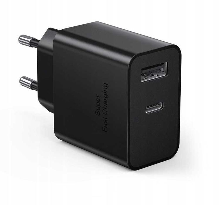 Kostka ładowarka USB + USB C PD QC Szybkie ładowanie zasilacz 45 W