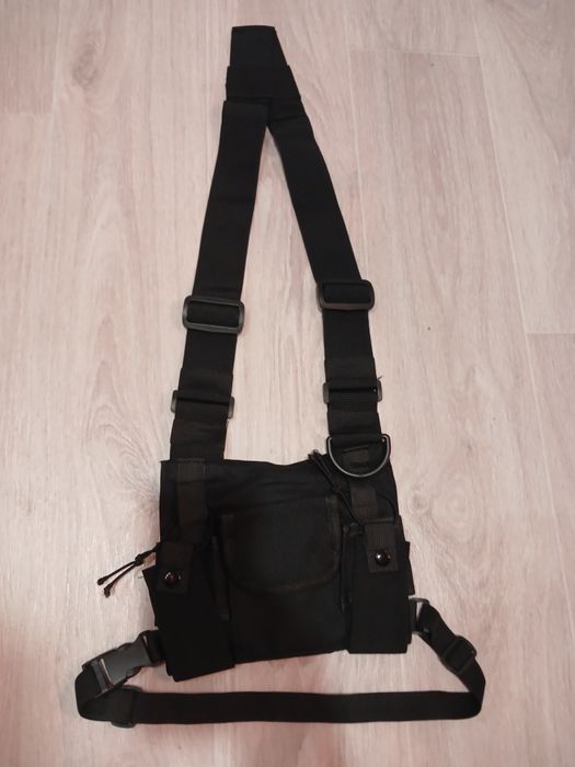 Нагрудна сумка HGUL+BAG бронежилет BD5024 чорна