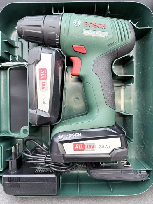 Bosch Wiertarko-wkrętarka akumulatorowa EasyDrill 18V-38/2*Aku2.5Ah