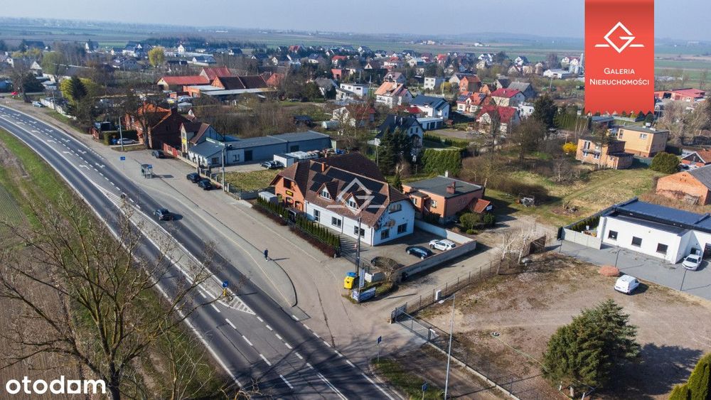 obiekt usługowy z parkingiem wysoki standard
