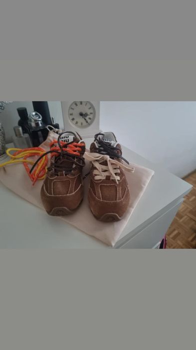 Sneakersy miu miu with New Balance