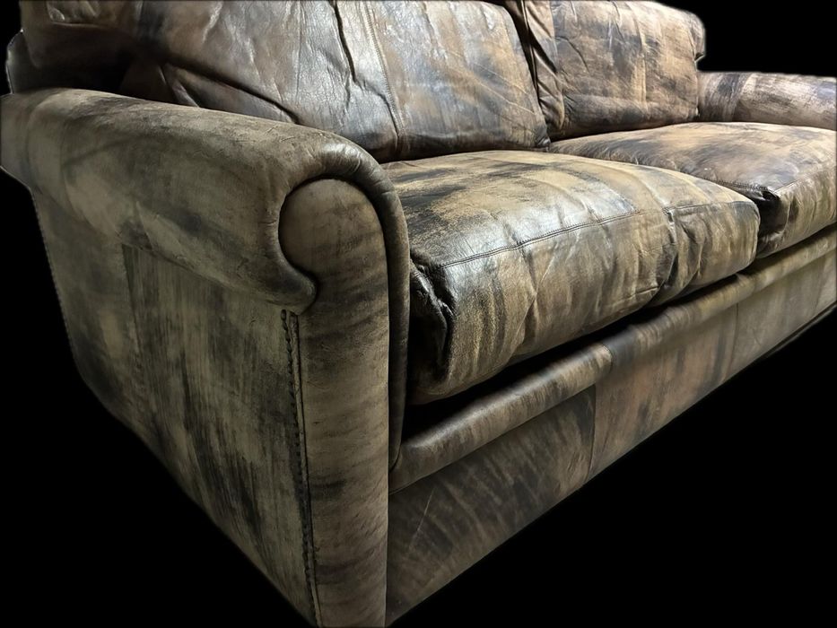 Sofa em couro old Hickory Tannery