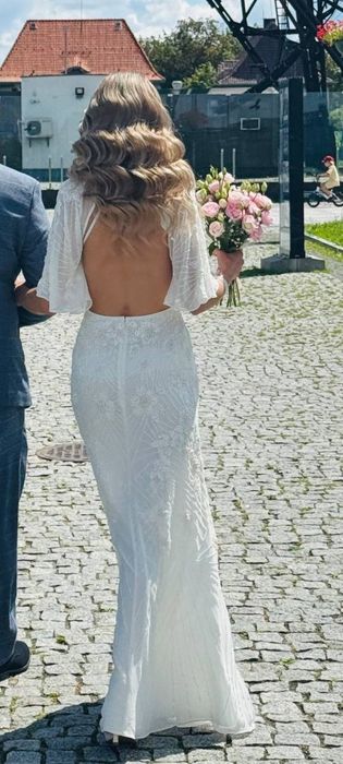 Sprzedam piękną suknię ślubną XS/34