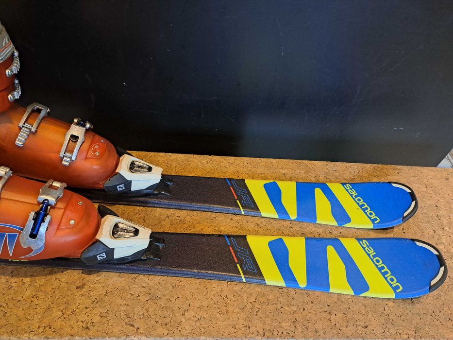 komplet narty Salomon X Race JR 120 cm + buty Tecnica 37 -38
