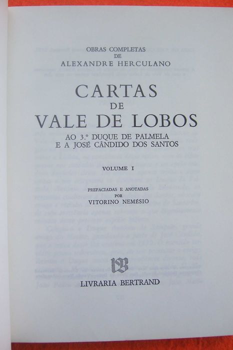 Cartas de Vale de Lobos ao 3º Duque de Palmela