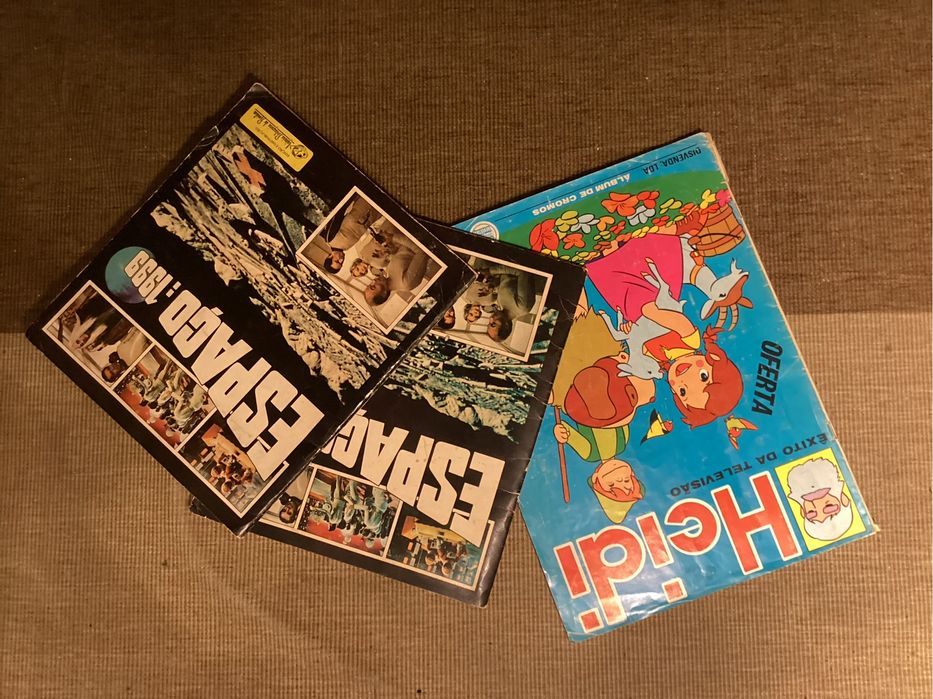 Coleção 15 Cadernetas de cromos + conj. de cromos. Oportunidade rara.