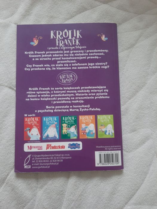 Królik Franek książki