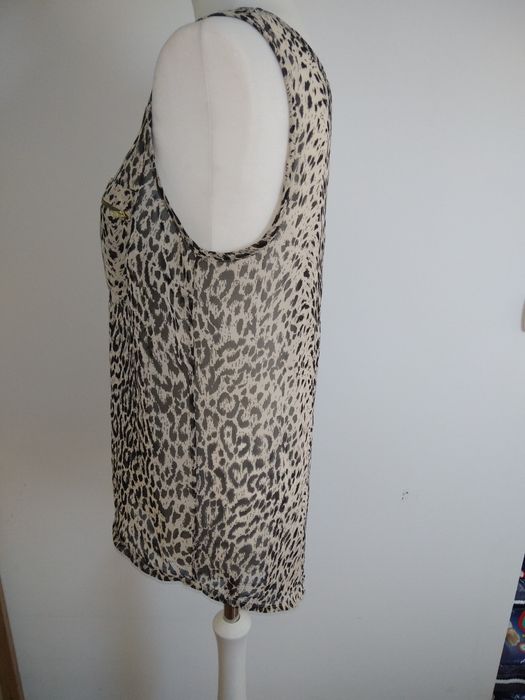 Bluzka mgiełka kieszonka z zameczkiem New Look 38 M