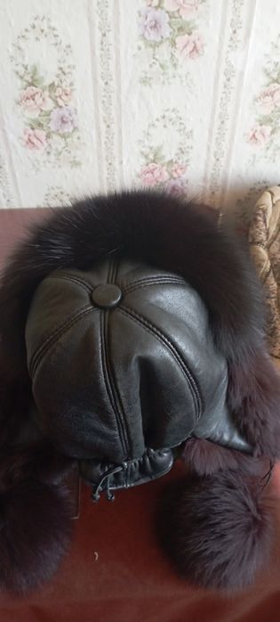 Шапка ушанка меховая