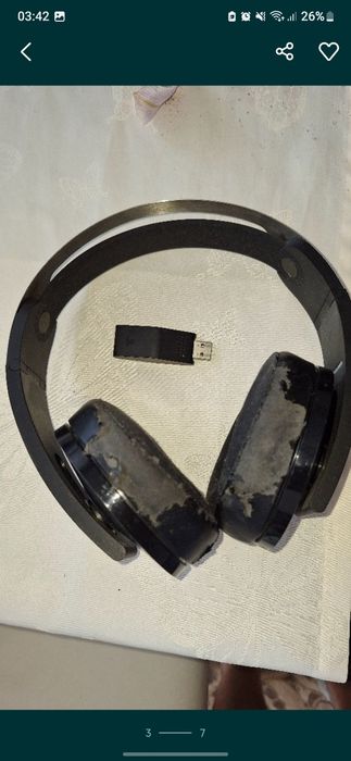 Ps4 wireless headset + plug+ cable+ box