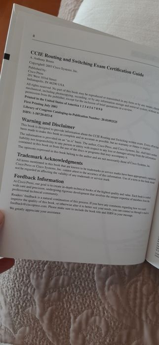 2 livros CCIE, exam and vol II