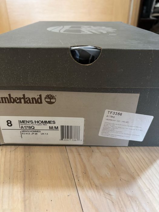 Чоловічі чоботи Timberland Adventure 2.0 Cupsole Chukka Red шкіряні